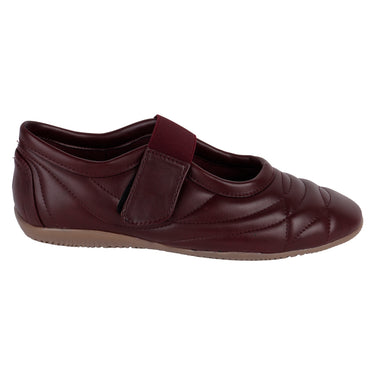 Flats Casuales Fratello Color Vino Para Mujer 0621