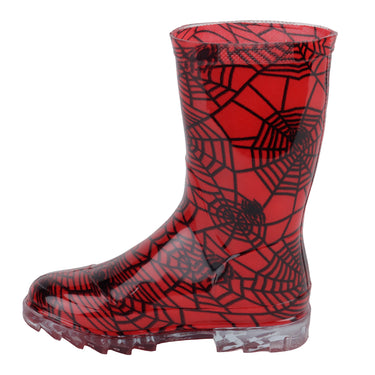 Botas de Plástico para Lluvia Fratello Color Rojo para Niño ARAÑA