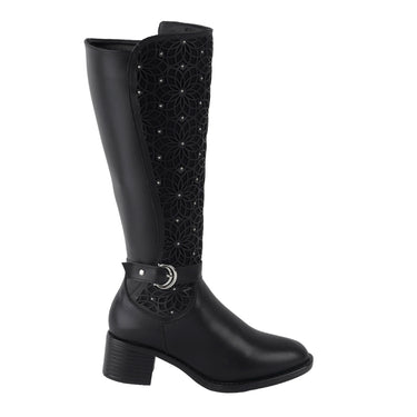 Botas Altas Fratello Color Negro Para Mujer 5080