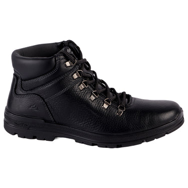 Flexi Bota Color Negro Con Agujetas Para Hombre 92105