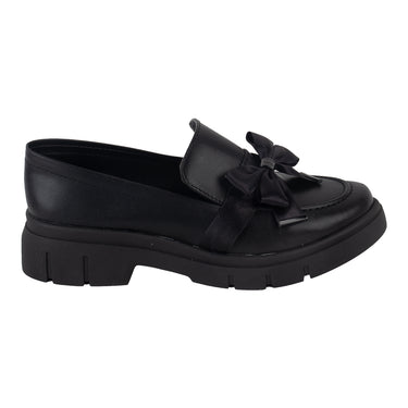 Mocasines de Suela Alta Fratello Color Negro para Mujer 0148