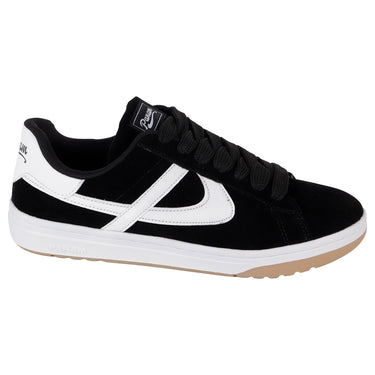 Tenis Urbanos Color Negro Con Blanco Panam Juvenil 10898