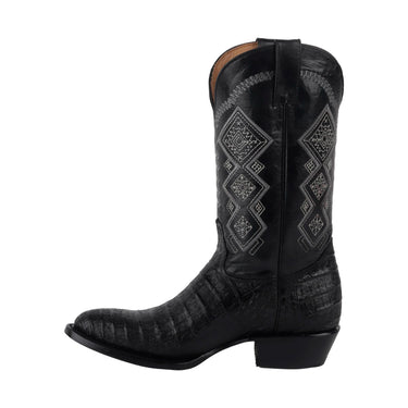 Botas Vaqueras de Piel Fratello Color Negro para Hombre 0055
