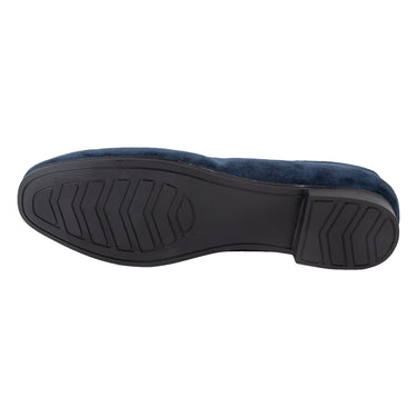 Flats Casuales en Gamuza Fratello Color Azul para Mujer 0377