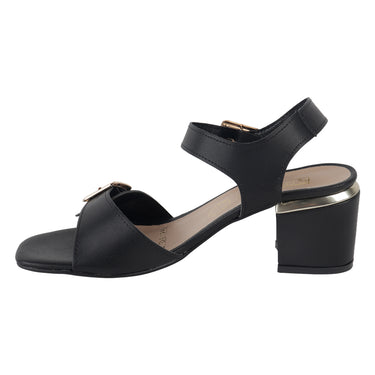 Zapatillas Abiertas Fratello Color Negro Para Mujer 1942