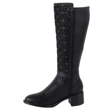 Botas Altas Fratello Color Negro Para Mujer 5080