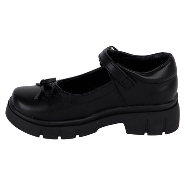 Zapato Escolar Color Negro Fratello Para Niña 1073