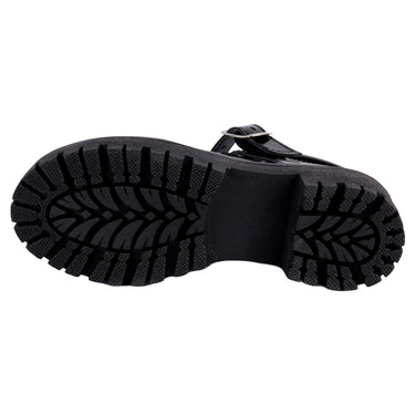 Zapato Escolar Color Negro Fratello Para Niña (18/21.5) 1058