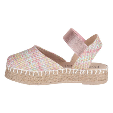 Sandalias Suela Alta Fratello Multicolor Para Mujer 0205