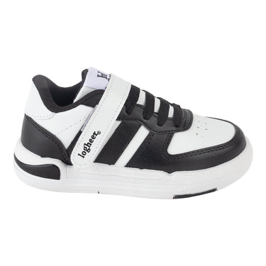 Tenis Casuales Fratello Color Negro Blanco Para Niños 1001