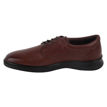 Flexi calzado casual de piel color coñac para hombre 423101