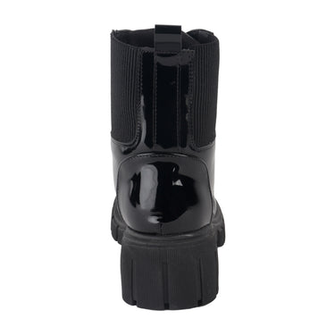 Botín Casual de Charol Fratello Color Negro Para Mujer 1605