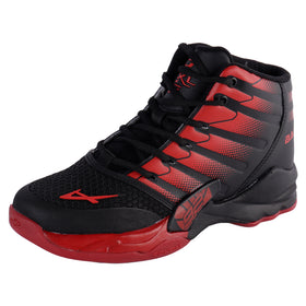 TENIS PONTIAC - 6145 - NEGRO ROJO - 25/29