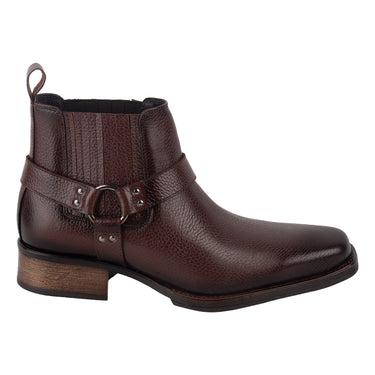 Botines Vaqueros Verde Tabaco Color Shedron Para Hombre 1742