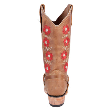 Botas Vaqueras Color Miel Fratello Para Mujer 1050