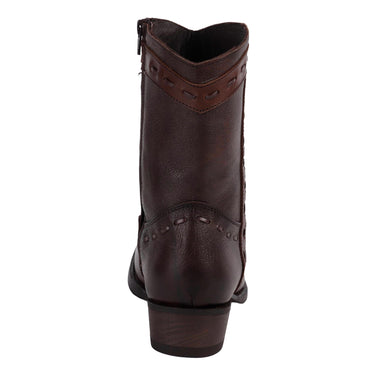 Botas Vaqueras De Piel Fratello Color Café Para Hombre 10147