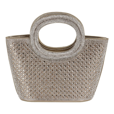Bolso de Mano Casual Fratello Color Oro Rosado Ingles para Mujer MD-5216