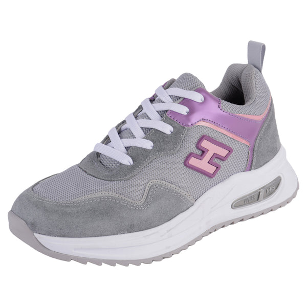 TENIS Fratello - 1204 - GRIS MORADO ROSA - 22/26