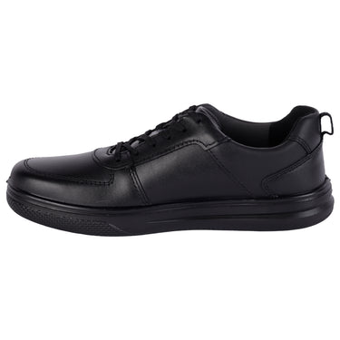 Flexi Zapato Escolar De Piel Color Negro Para Hombre 401912