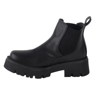 Botín Casual Fratello Color Negro Para Mujer 1660