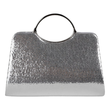Bolso de Mano Fratello Color Plateado para Mujer MD-6289M