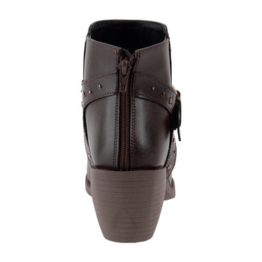 Botines Vaqueros Fratello Color Café Para Mujer M-102