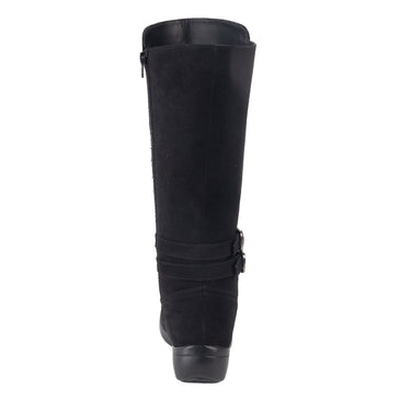 Botas Casuales de Tubo Alta Fratello Color Negro para Mujer 9502