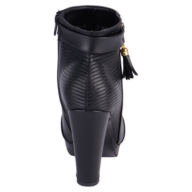 Fratello Botín Negro Para Mujer 0950