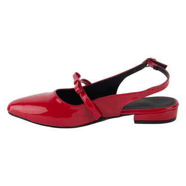Flats casuales Destalonados Fratello Color Rojo para Mujer 1413