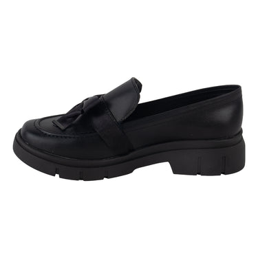 Mocasines de Suela Alta Fratello Color Negro para Mujer 0148