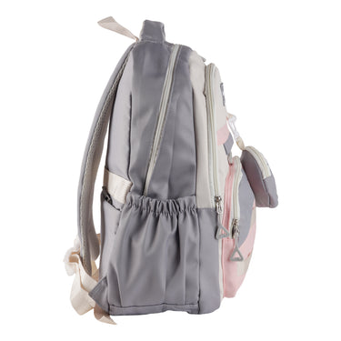 Mochila Escolar Fratello Color Gris Rosa Para Mujer 6666