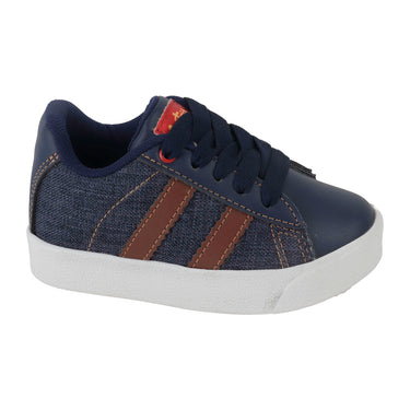 Tenis Casuales Fratello Color Marino Para Niño 0326