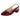 Flats De Tacón Ancho Fratello Color Vino Para Mujer 0717