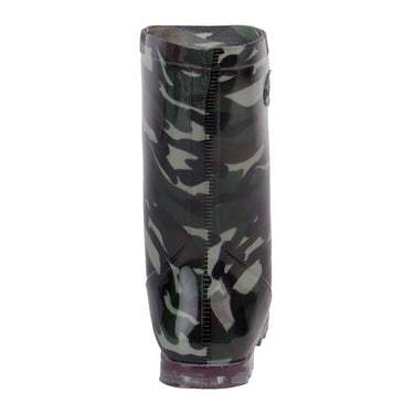 Botas de Plástico para Lluvia Fratello Color Negro con Verde para Niño MILITAR