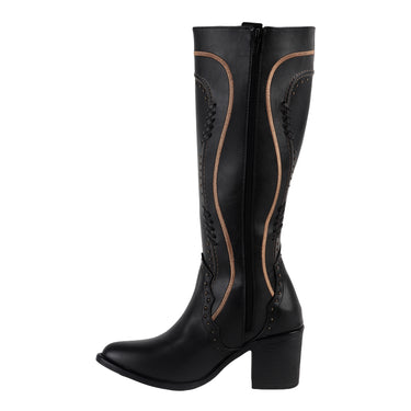 Botas de Tubo Alto Maquech Color Negro para Mujer 3090