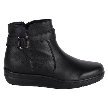 Botín Casual Plataforma Fratello Color Negro Para Mujer 5013