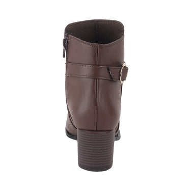 Botines Casuales Fratello Color Tabaco Para Mujer 69780