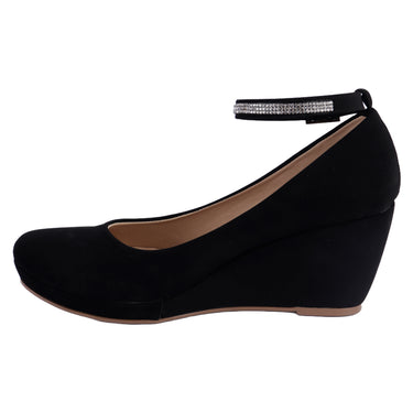 Zapatilla De Plataforma Color Negro Fratello Para Mujer 0556