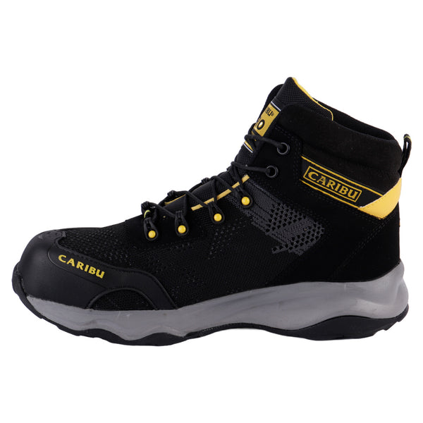 BOTA CARIBU - 0952 C/POLIAM - NEGRO AMARILLO - 25/29