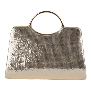 Bolso de Mano Fratello Color Oro Ingles para Mujer MD-6289M