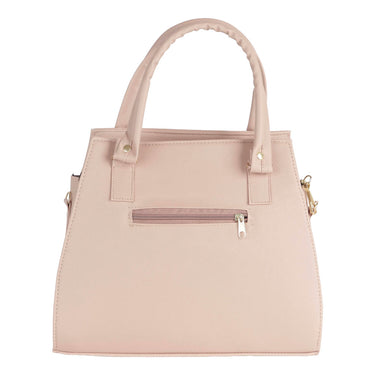 Bolso Tote Fratello Color Nude Para Mujer Bn103 Grab Nude Floreado Níquel