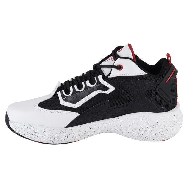 TENIS PONTIAC - 6141 - BLANCO NEGRO ROJO - 25/29