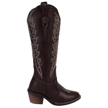 Botas Vaqueras Color Café Fratello Para Niña 1023