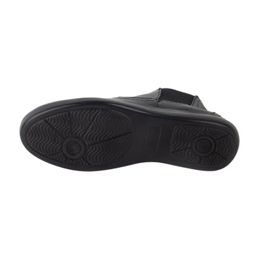 Botines Casuales De Piel Fratello Color Negro Para Mujer 1510