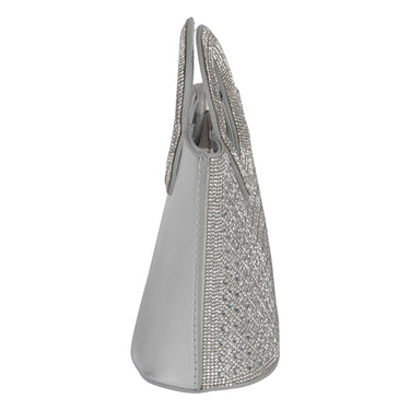 Bolso de Mano Casual Fratello Color Plata para Mujer MD-5216