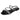 Sandalias Casuales Fratello Negro Para Mujer 5858 Tiras