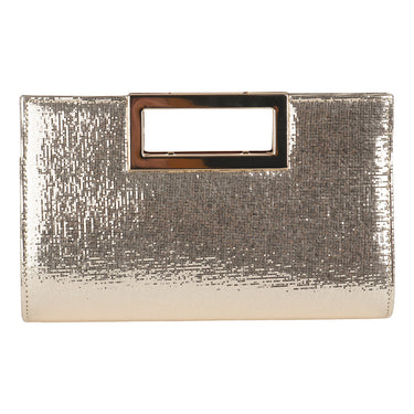 Bolso de Mano Fratello Color Oro Ingles para Mujer MD-6290