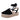 Sandalia Casual Fratello Color Negro Para Mujer 0203
