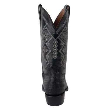 Botas Vaqueras de Piel Fratello Color Negro para Hombre 0055