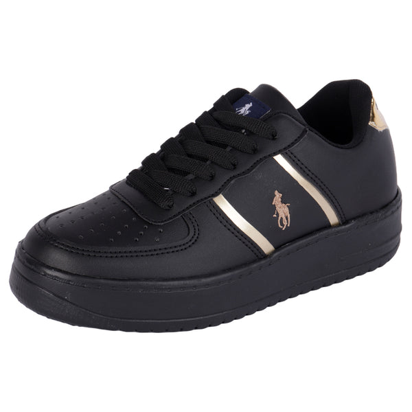 TENIS POLO HPC - 0444 - NEGRO ORO - 22/26